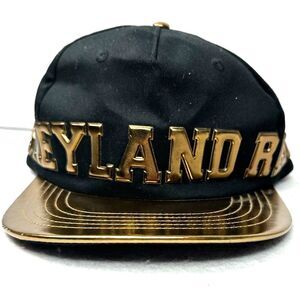 COPY - Disneyland Resort Gold and Black Spellout Snapback Hat Adult 57-60cm